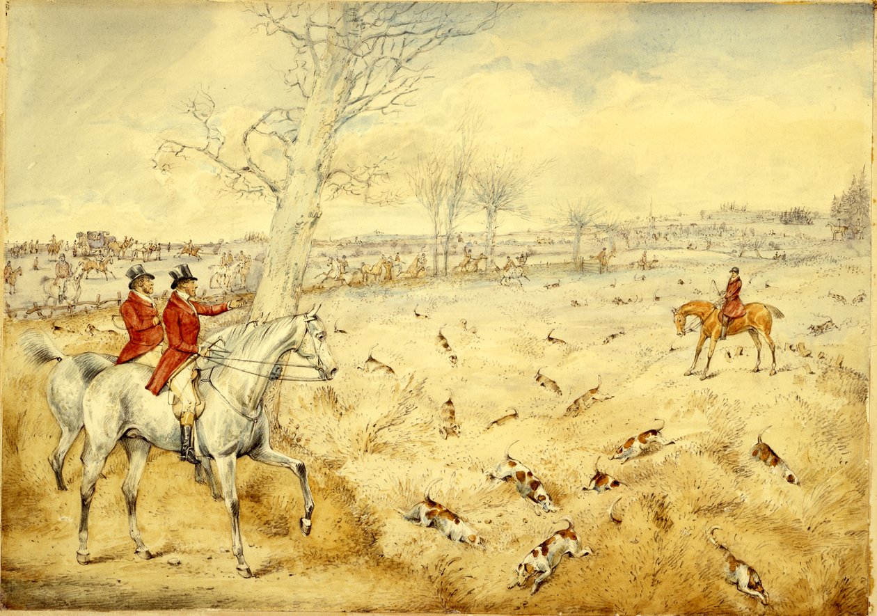 Scènes de chasse : Par-dessus la haie - Henry Thomas Alken