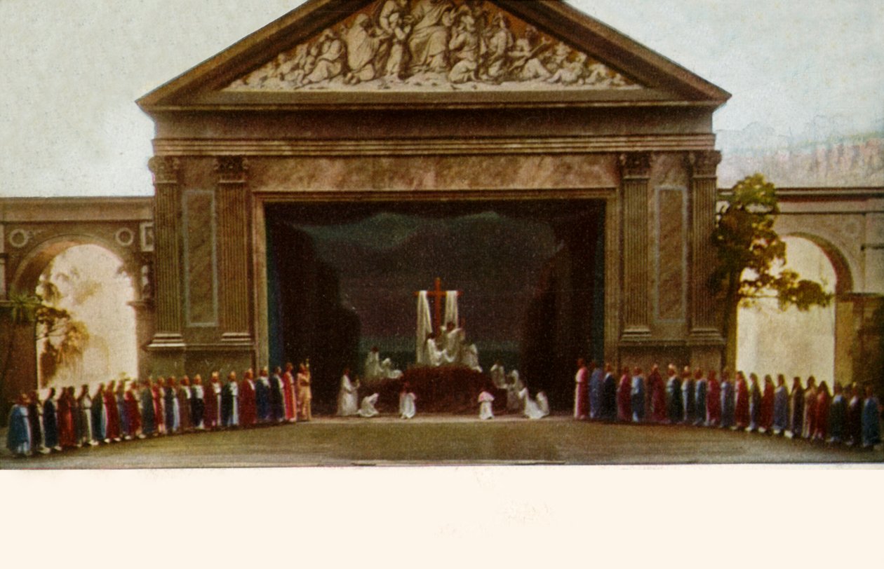 Vénération de la Croix, avec chœur, 1922 - Henry Traut