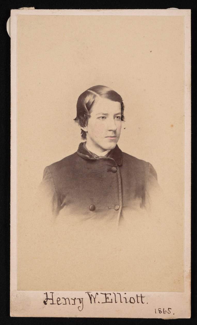 Portrait de Henry Wood Elliott 1846-1930, 1865 - Henry Ulke