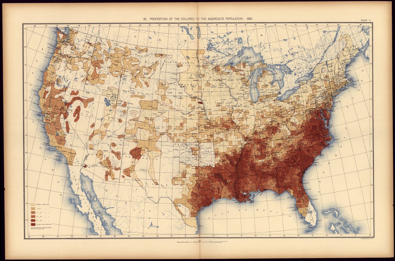 Atlas statistique des États-Unis, basé sur les résultats du onzième recensement - Henry United States. Census Office. 11Th Census; Gannett