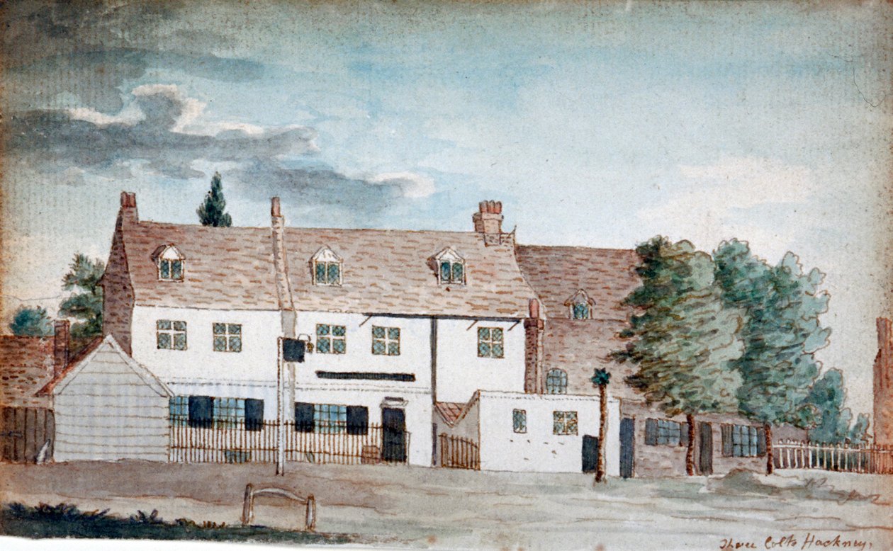 The Three Colts Inn, Hackney, Londres, vers 1795 - Henry Vaughan