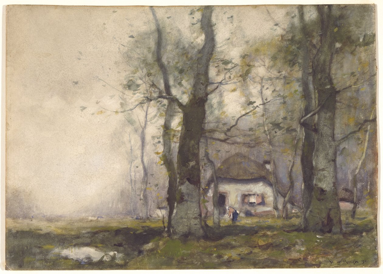 Pavillon dans les bois, 1891 - Henry Ward Ranger