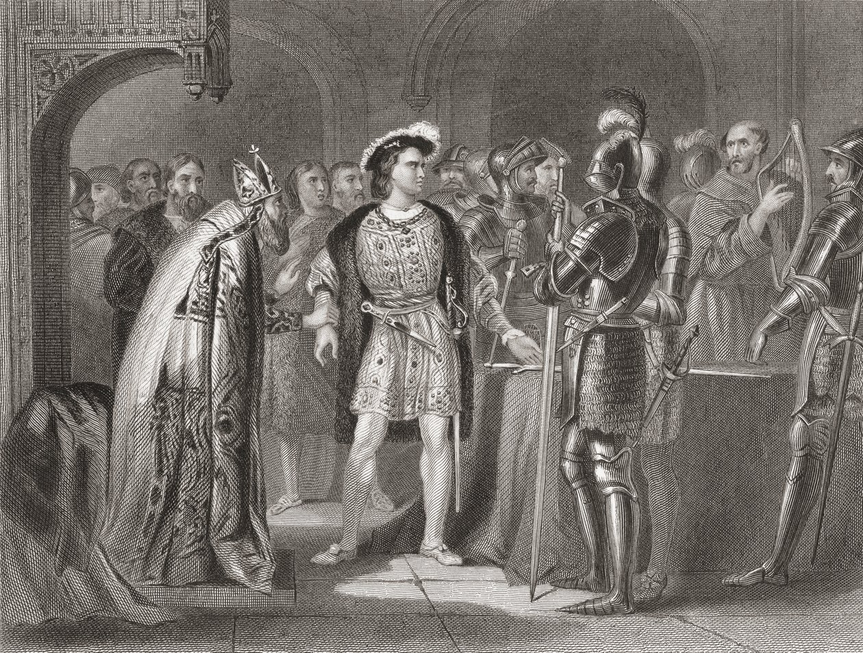 Lord Thomas Fitzgerald renonçant à son allégeance à Henri VIII en 1534, de 