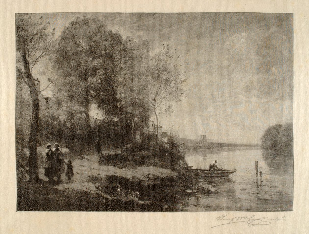 La Riviere a la Tour Lointaine - Henry Wolf