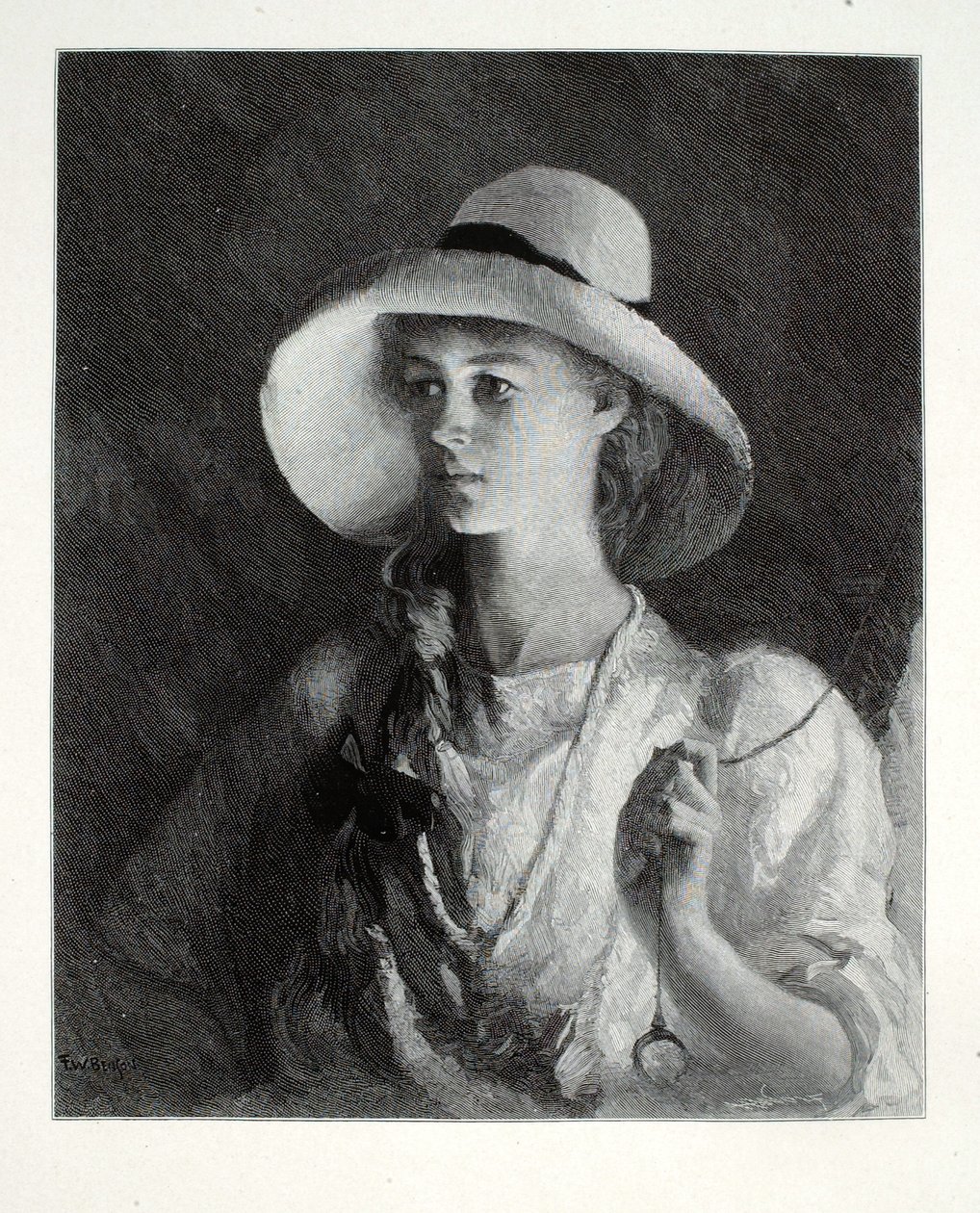 Portrait de ma fille - Henry Wolf