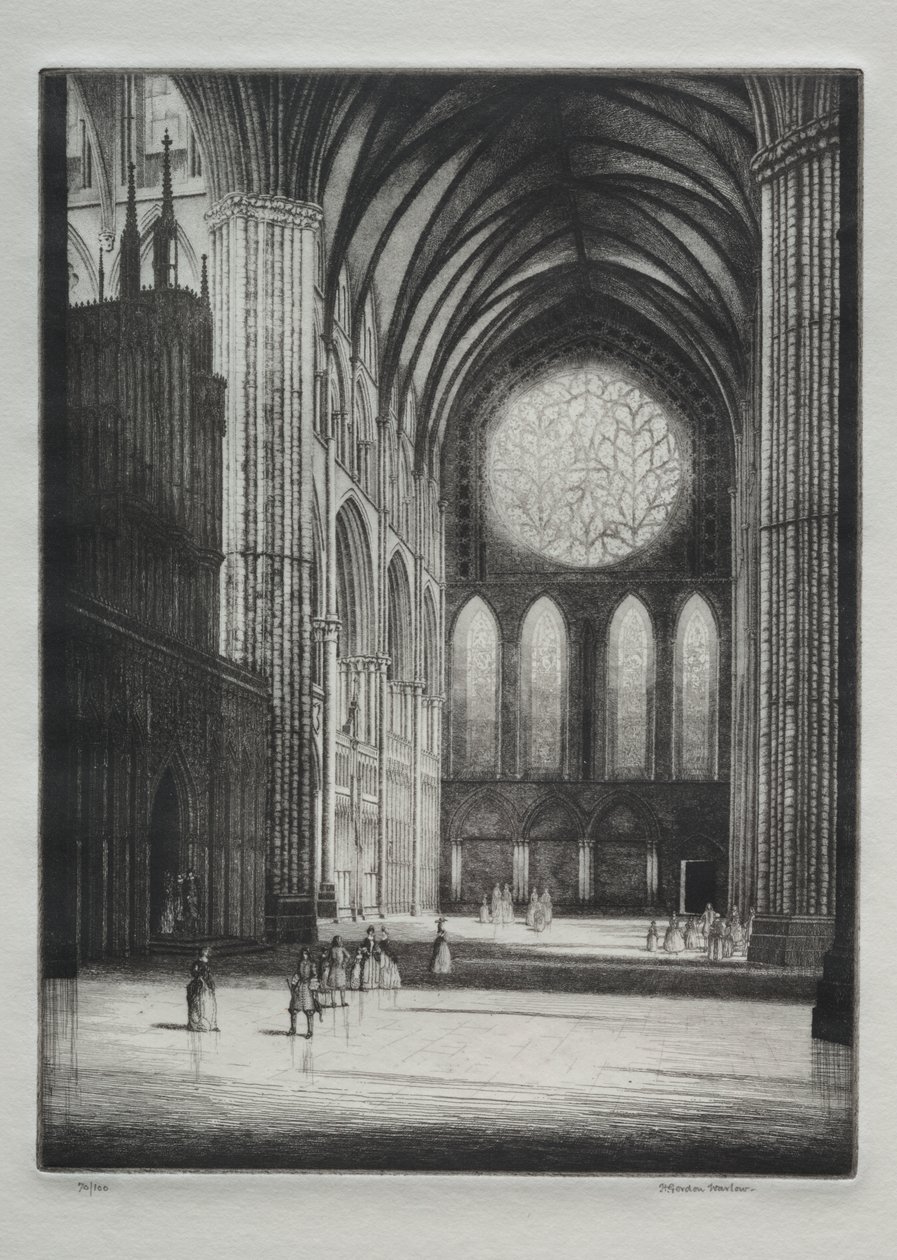 Cathédrale de Lincoln, Intérieur - Herbert Gordon Warlow