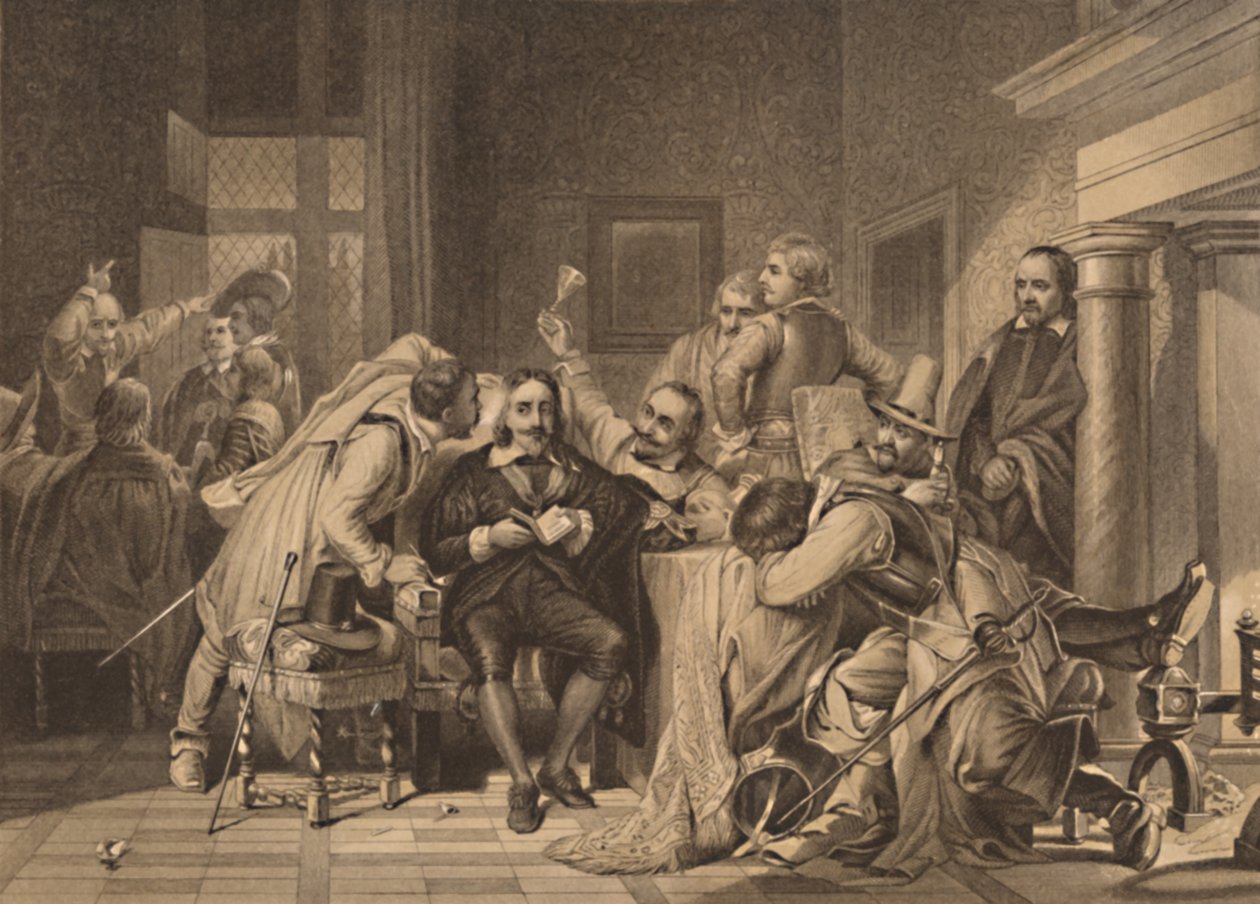 Charles Ier dans la salle de garde, 1886 - Herbert Bourne