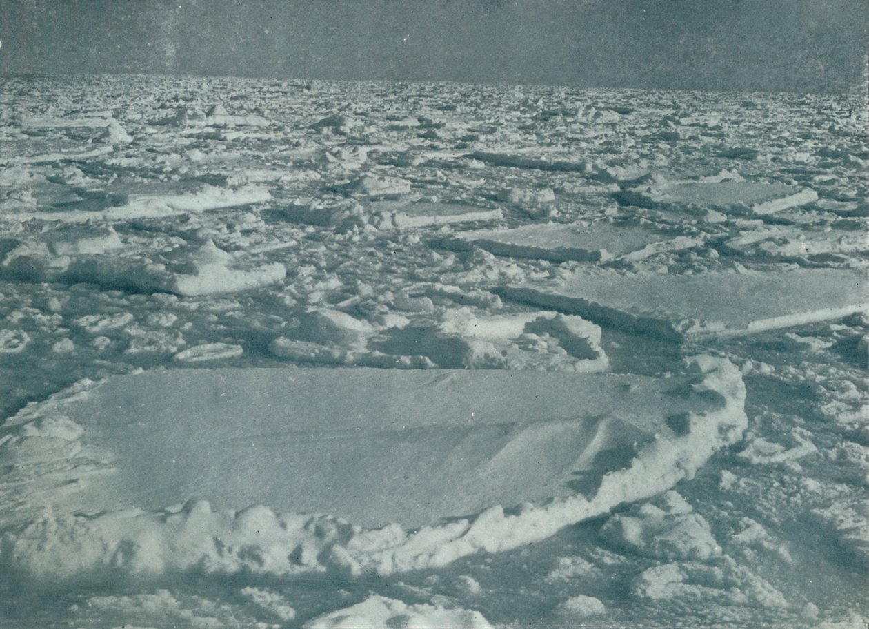 Lourde charge dans laquelle le navire a été retenu, 1912, 1913 - Herbert Ponting