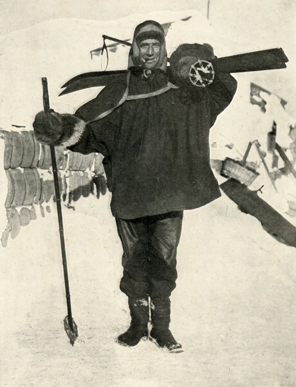 Officier marinier Crean qui a reçu la médaille Albert, 1911, 1913 - Herbert Ponting