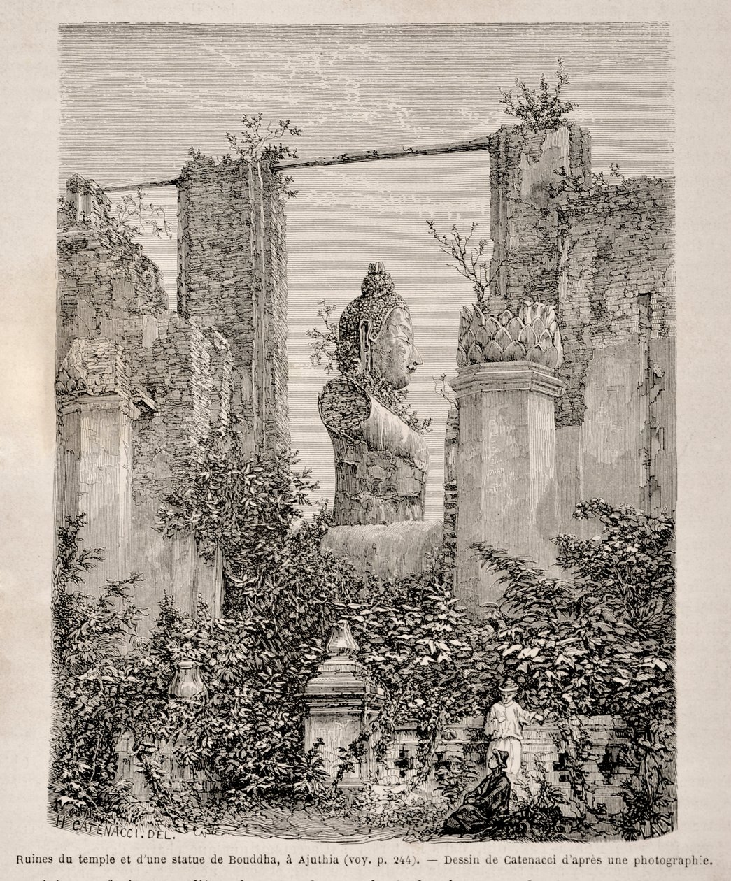 Ruines de Wat Phra Mongkok Bopit, Ayutthaya - Hercule Catenacci