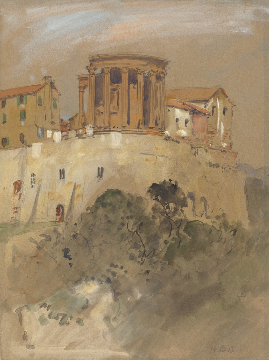 Temple de Vesta à Tivoli - Hercules Brabazon Brabazon