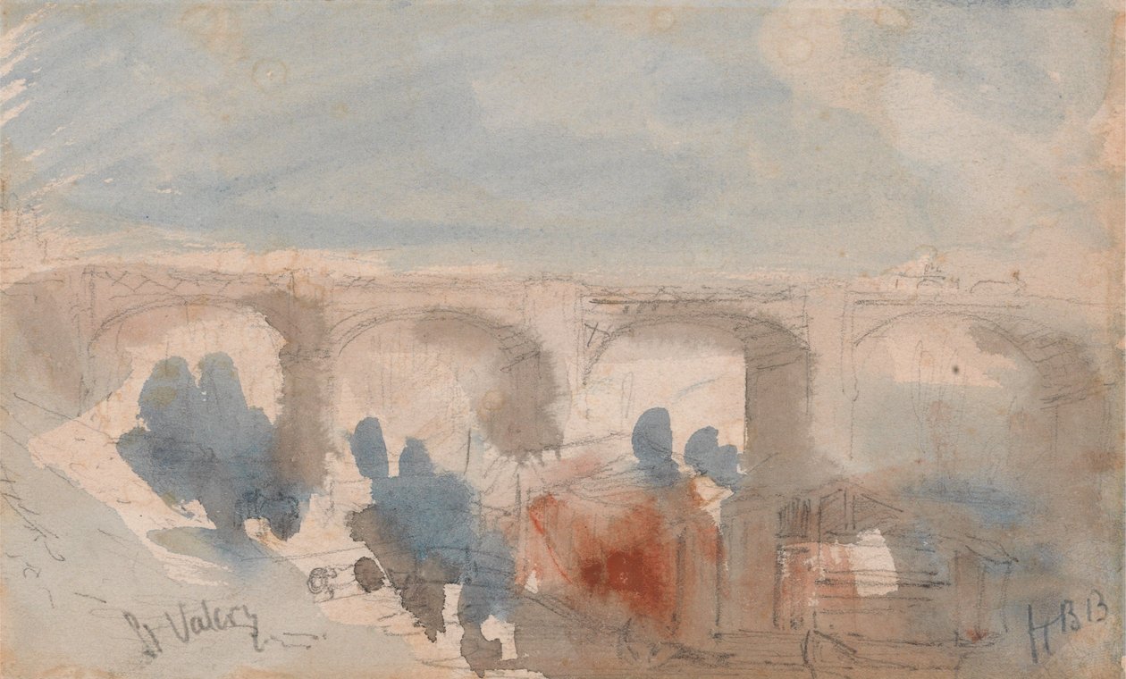 Le pont à Saint-Valery - Hercules Brabazon Brabazon