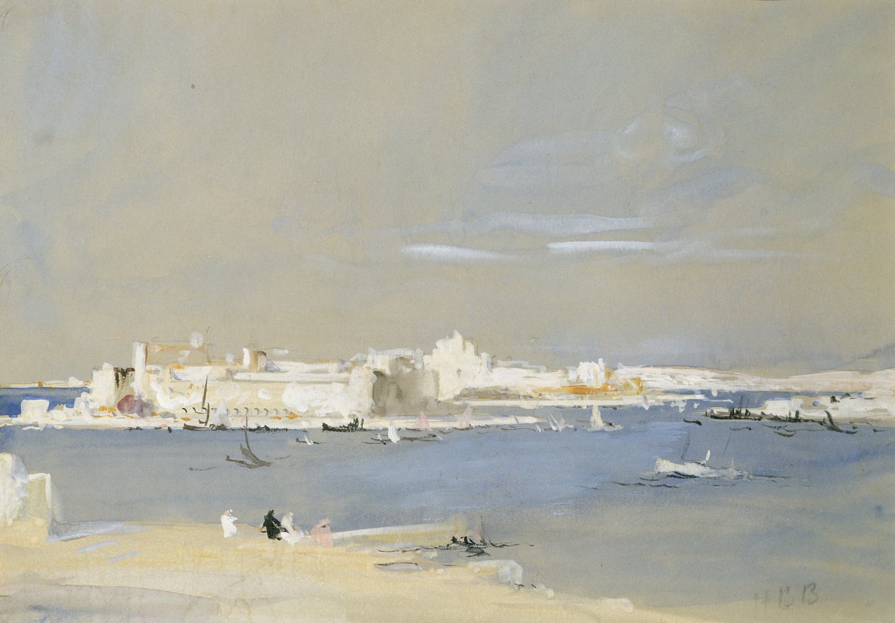 Le Port, Valetta, Malte - Hercules Brabazon Brabazon