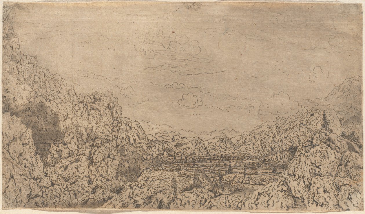 La vallée enclavée - Hercules Seghers