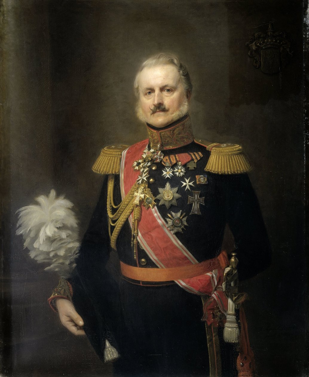 Antonie Frederick Jan Floris Jacob Baron van Omphal (1788-1863), lieutenant général - Herman Antonie de Bloeme