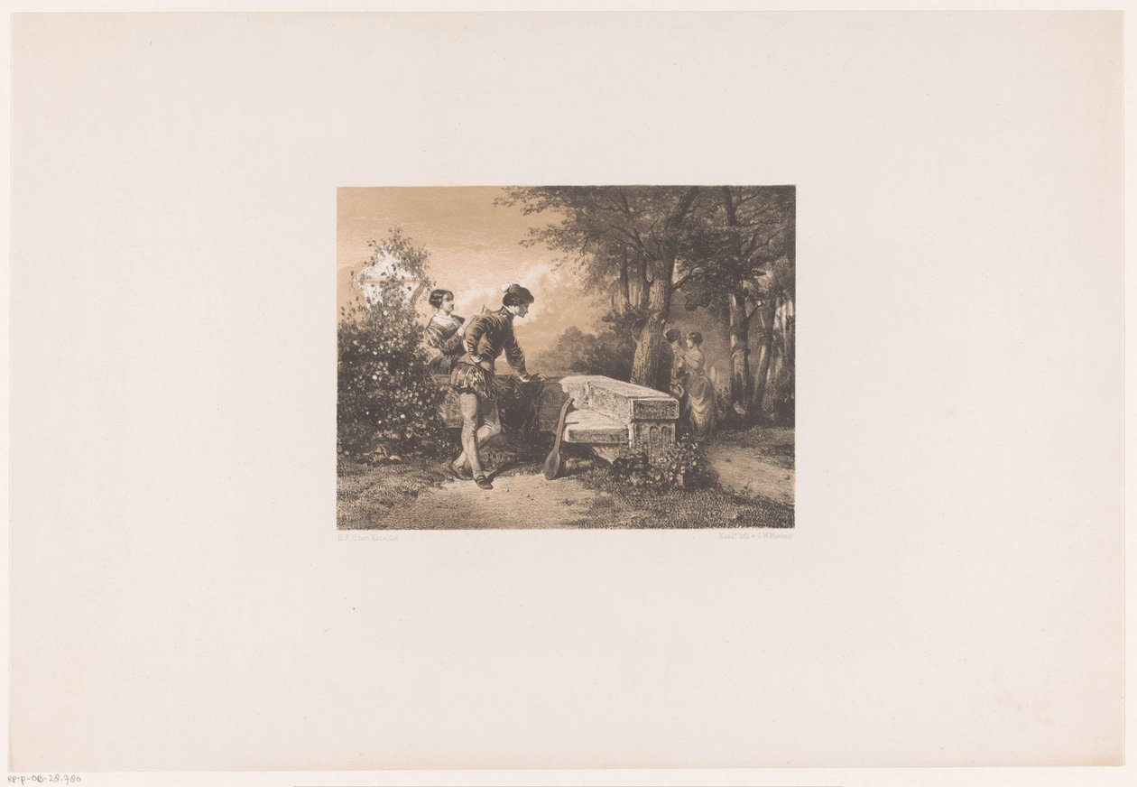 Deux couples dans un parc - Herman Frederik Carel ten Kate