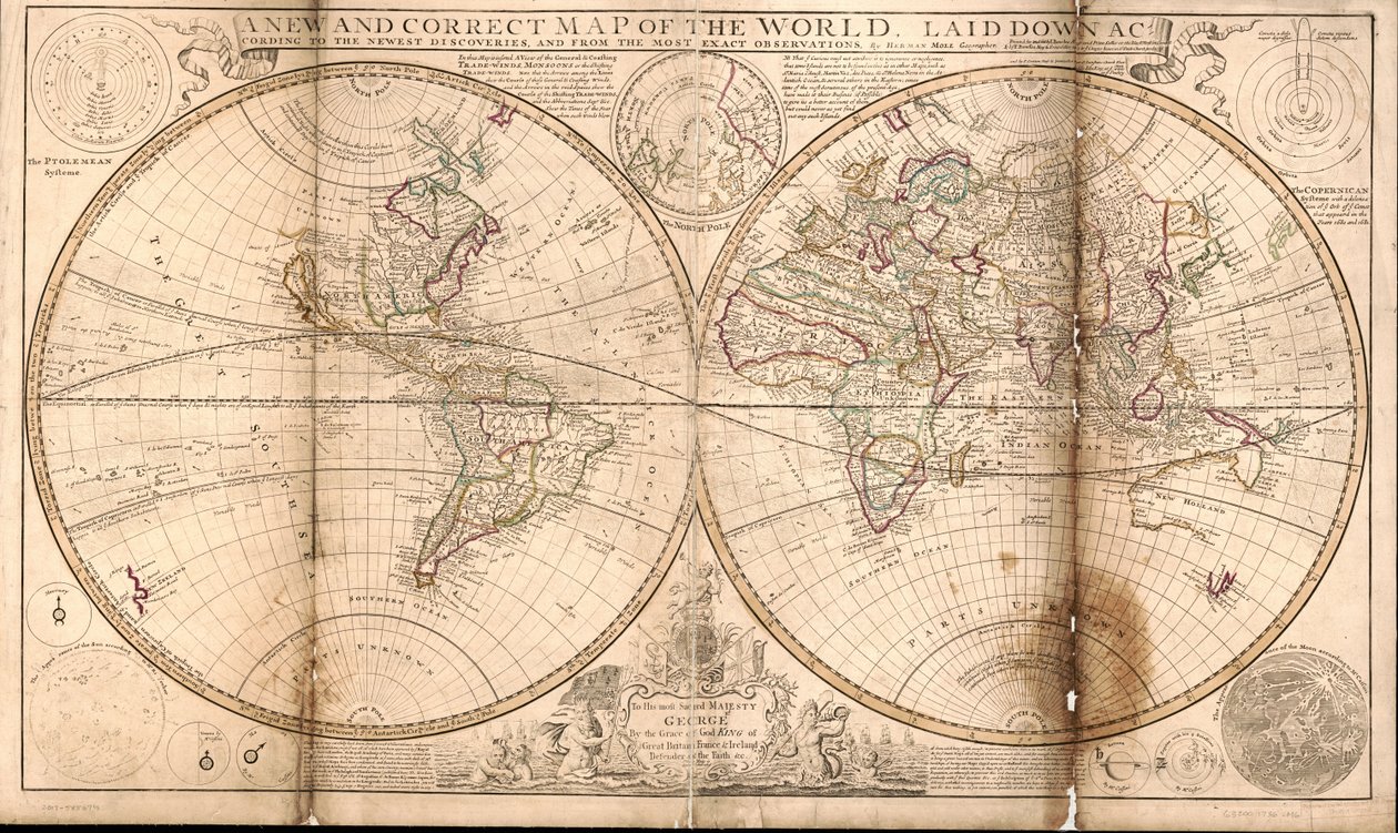 Une nouvelle carte exacte du monde établie d