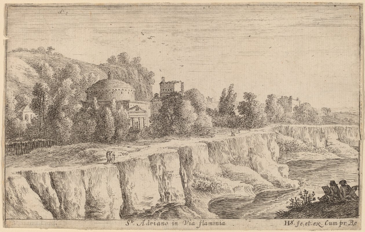 Église de San Adrian sur la Via Flaminia - Herman van Swanevelt