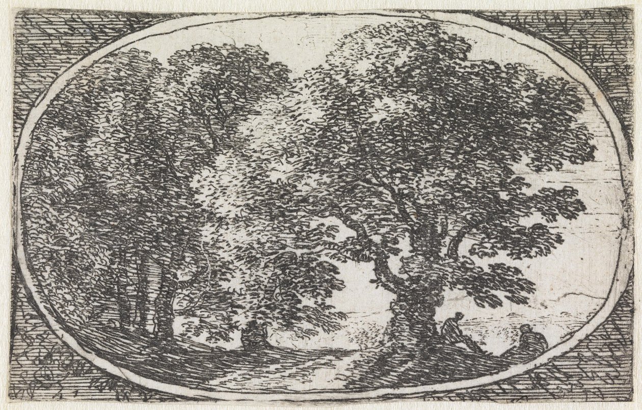 Paysage (n° 10 de la série : Variae campestrum fantasiae) - Herman van Swanevelt