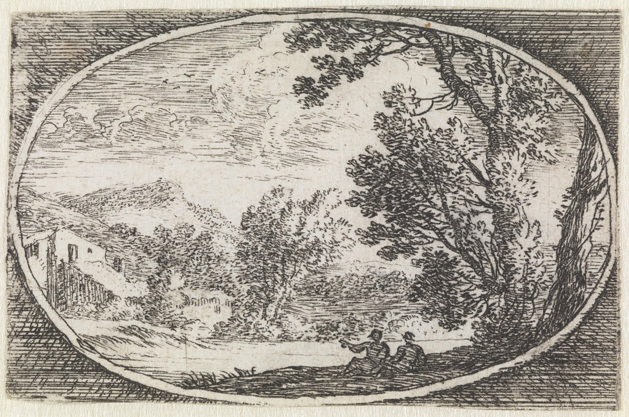Paysage (n° 21 de la série : *variae campestrum fantasiae*) - Herman van Swanevelt