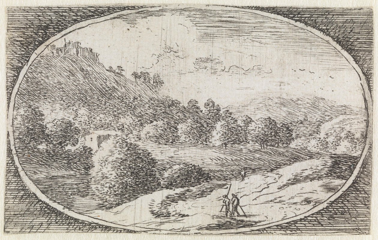 Paysage (n° 22 de la série : Variae Campestrum Fantasiae) - Herman van Swanevelt
