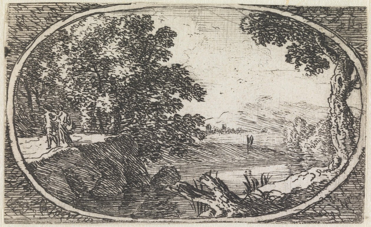 Paysage (n° 24 de la série : *variae campestrum fantasiae*) - Herman van Swanevelt