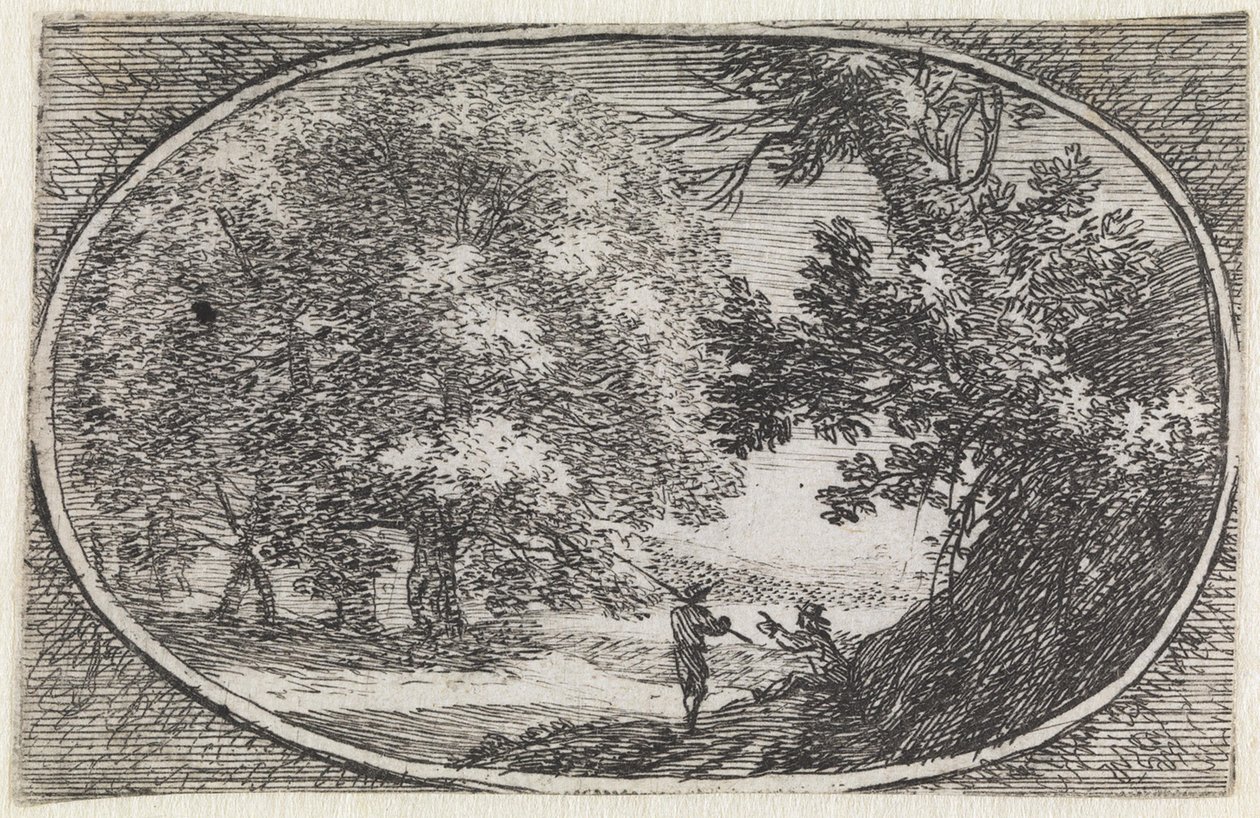 Paysage (n° 2 de la série : Variae campestrum fantasiae) - Herman van Swanevelt