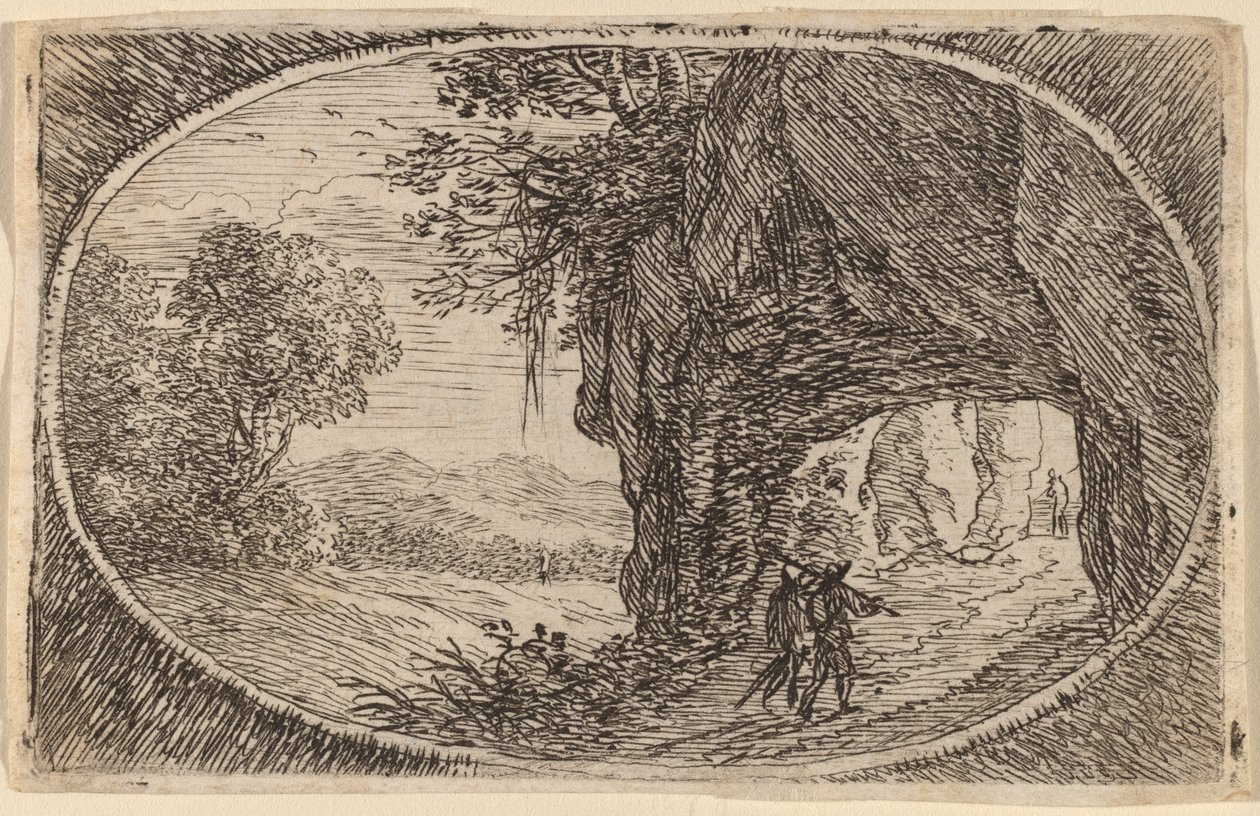 Le chemin à travers le rocher - Herman van Swanevelt