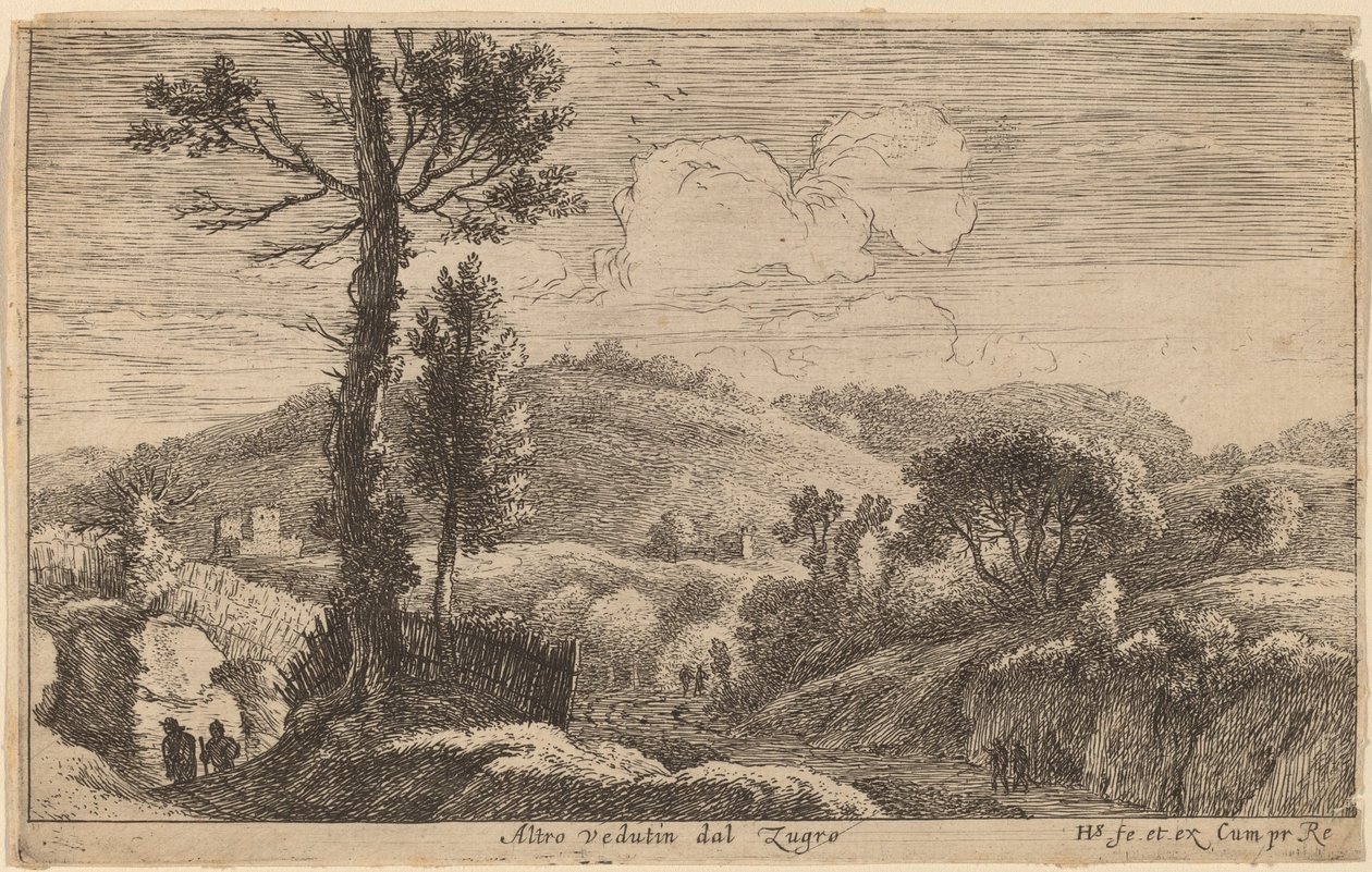 Troisième Vue de Zugro - Herman van Swanevelt