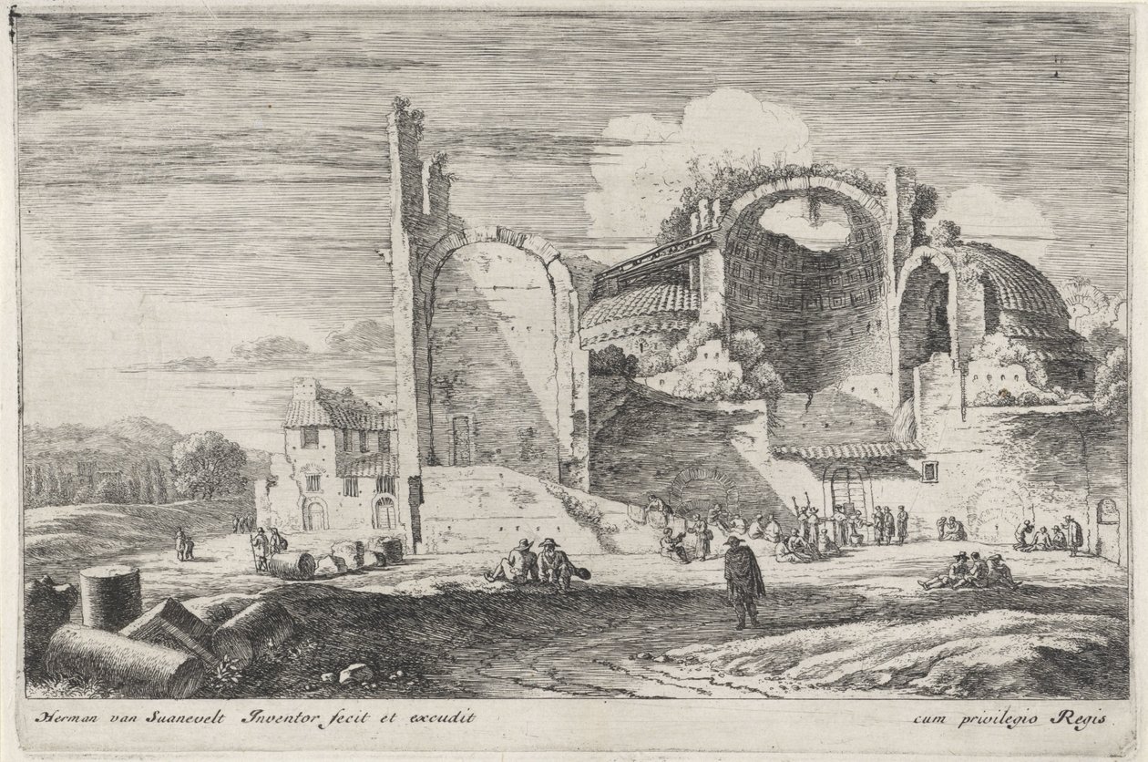 Distribution de pain aux pauvres - Herman van Swanevelt