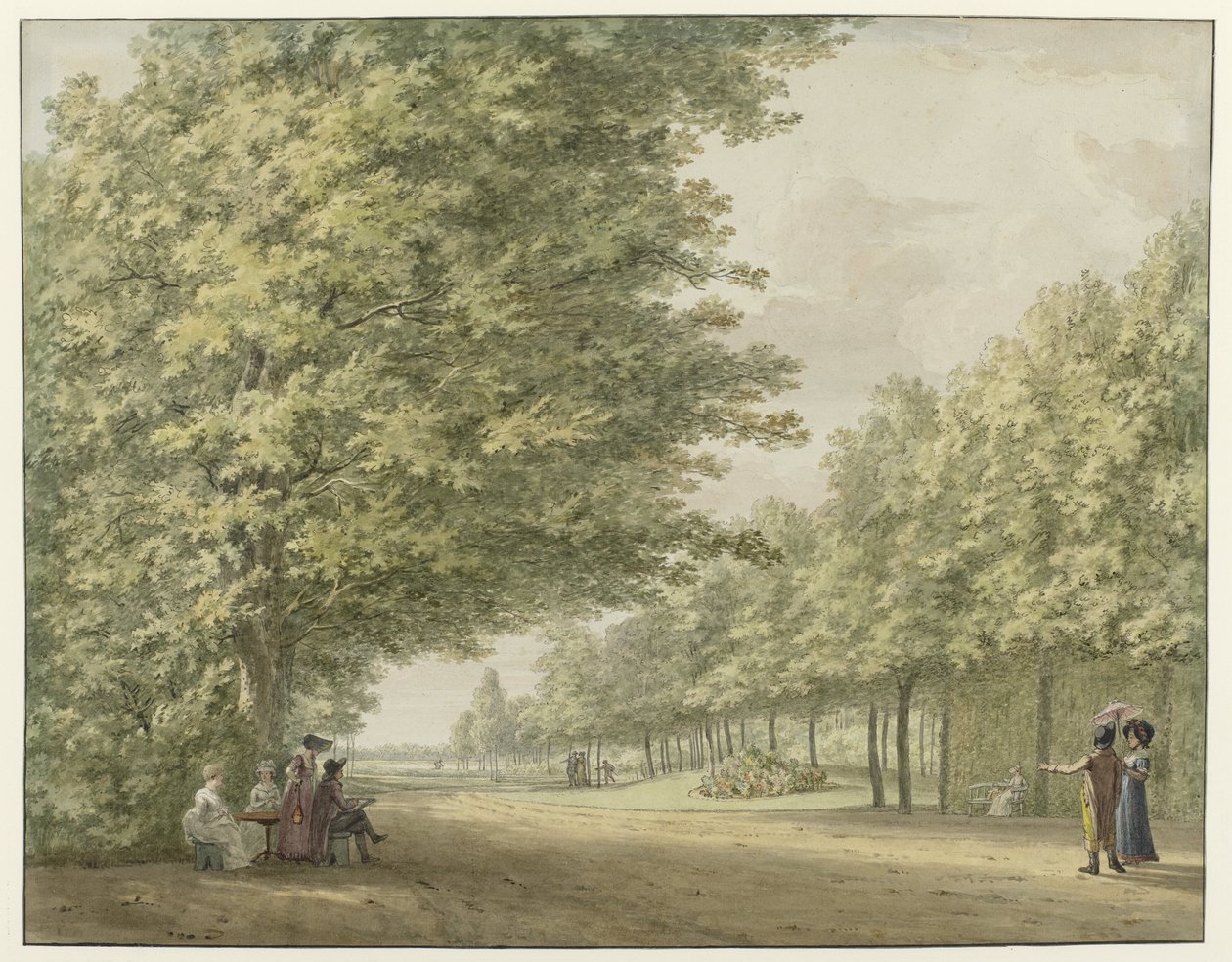 Vue dans les jardins de la propriété Zandbergen - Hermanus Numan