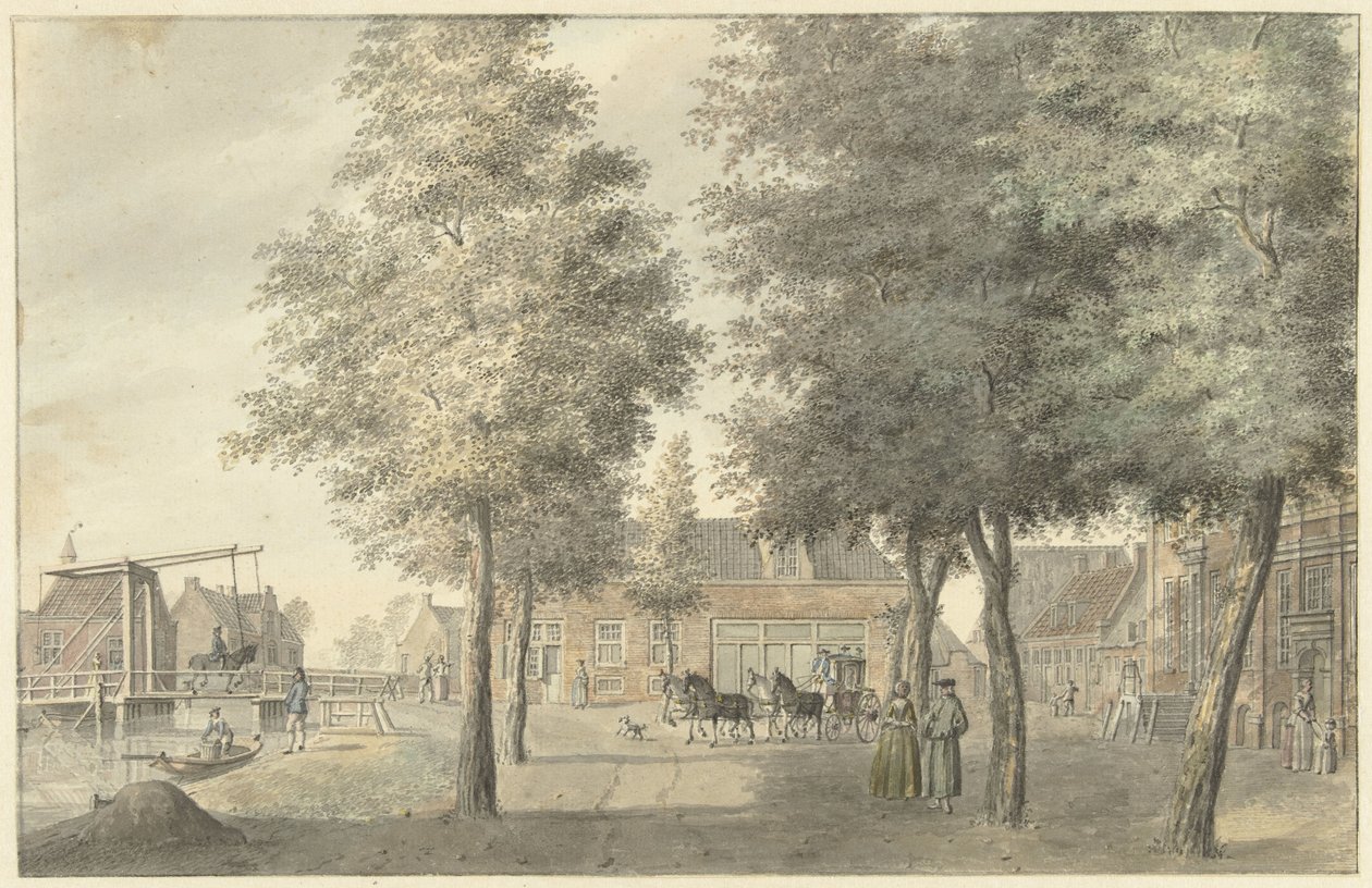 Place dans le village de Zuilen - Hermanus Petrus Schouten