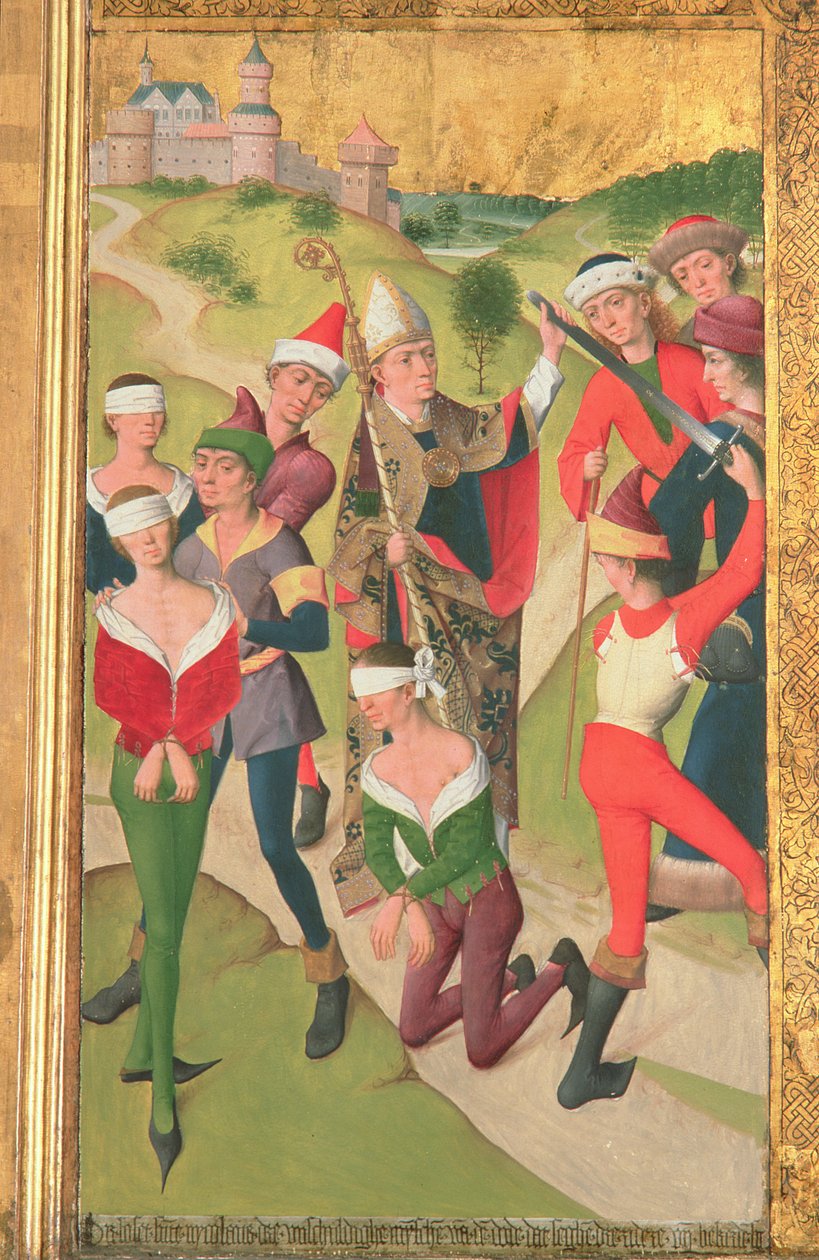 Saint Nicolas sauvant trois hommes innocents de l