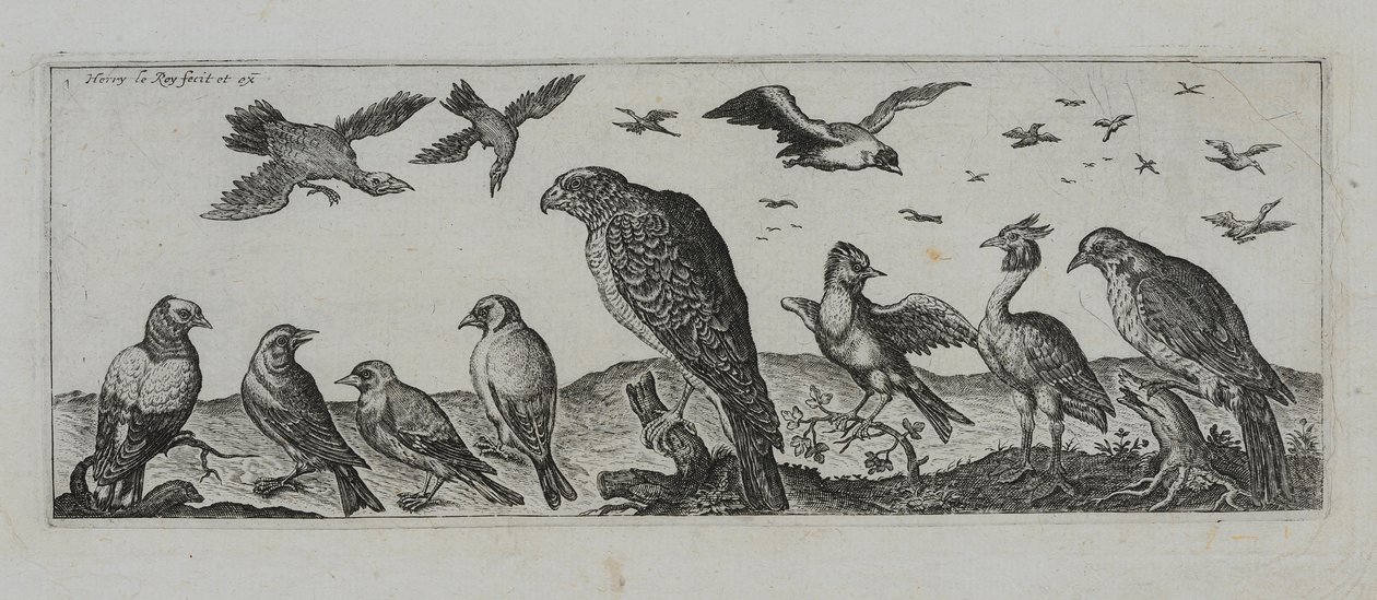 Gravure de maître ancien - Herry Le Roy