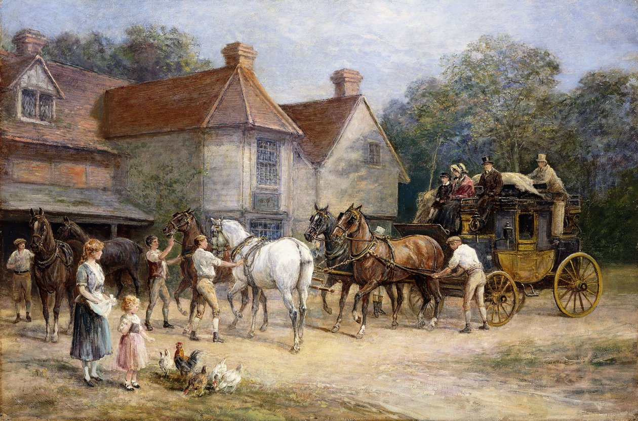 Changer de chevaux - Heywood Hardy