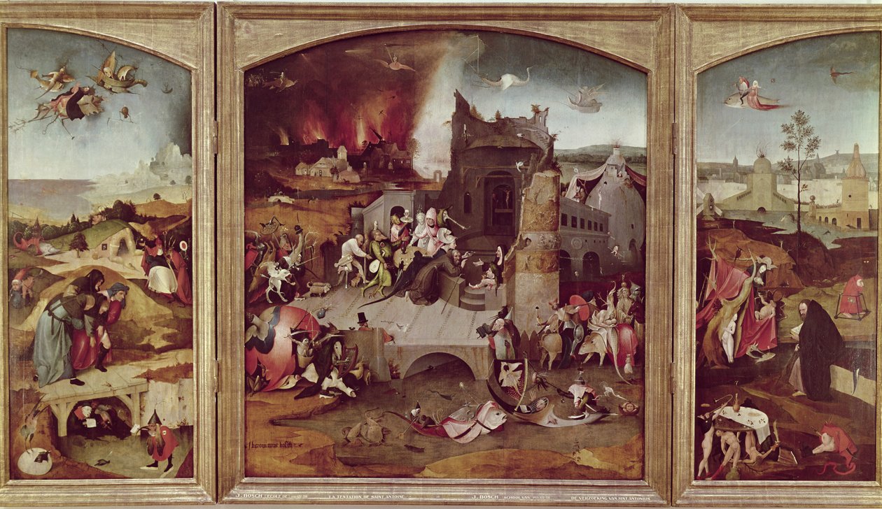 Triptyque de la Tentation de Saint Antoine - Hieronymus Bosch