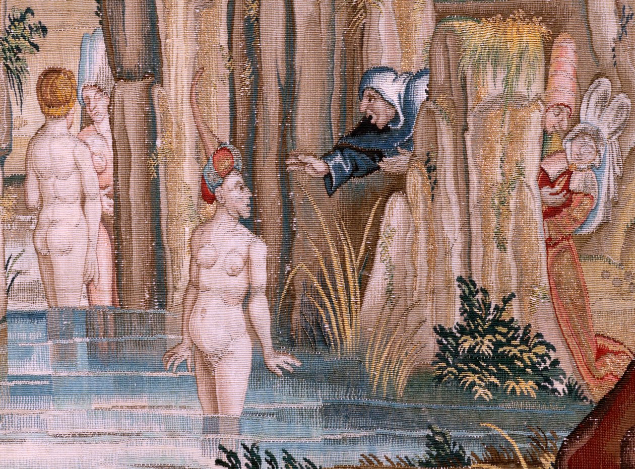 Tapisserie flamande. Série Quatre tapisseries d