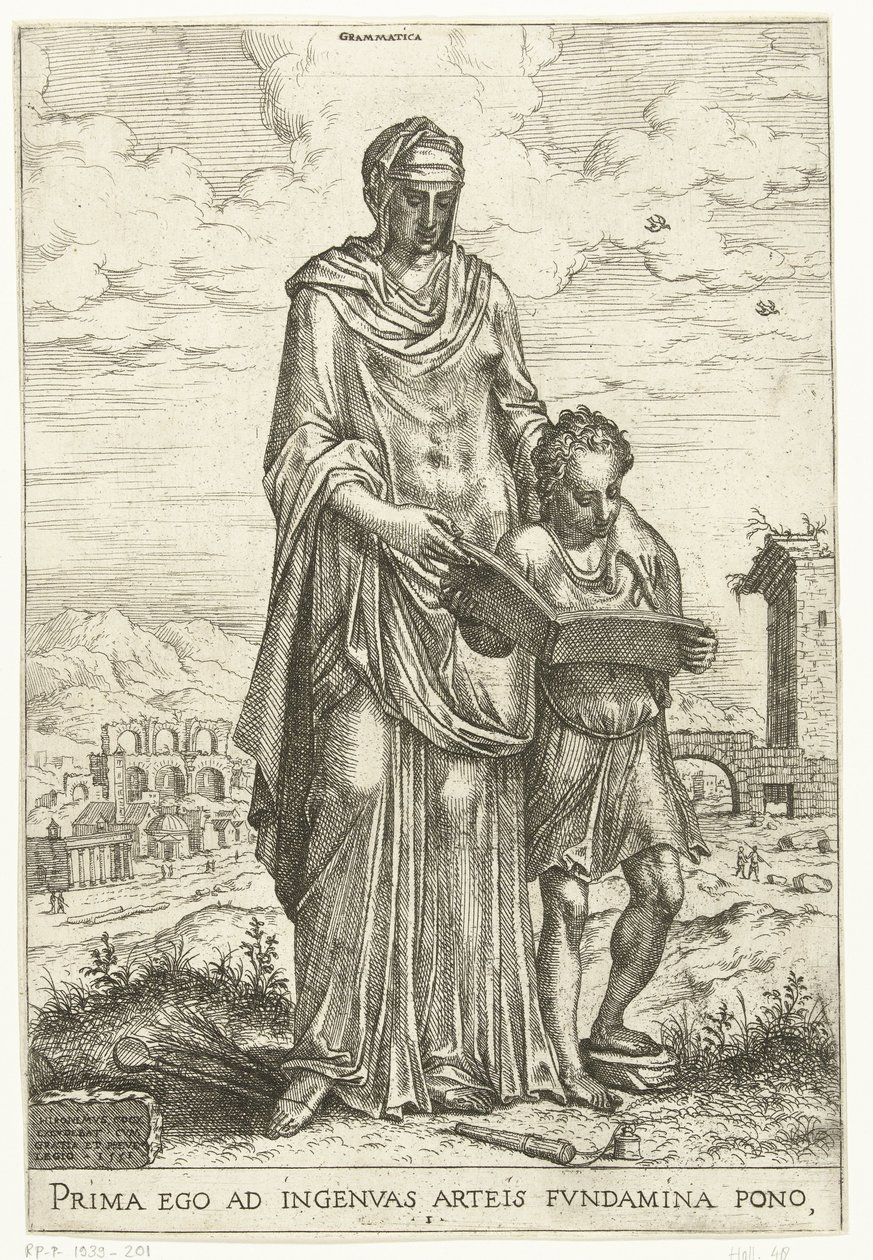 Grammatica - Hieronymus Cock