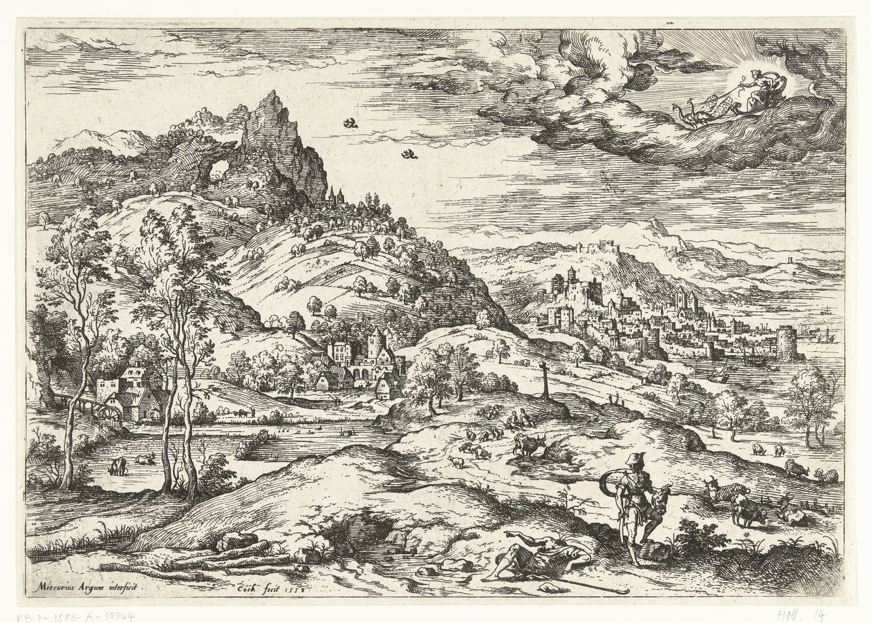 Mercure avec la tête d
