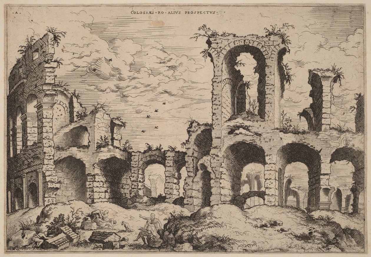 Deuxième vue du Colisée - Hieronymus Cock