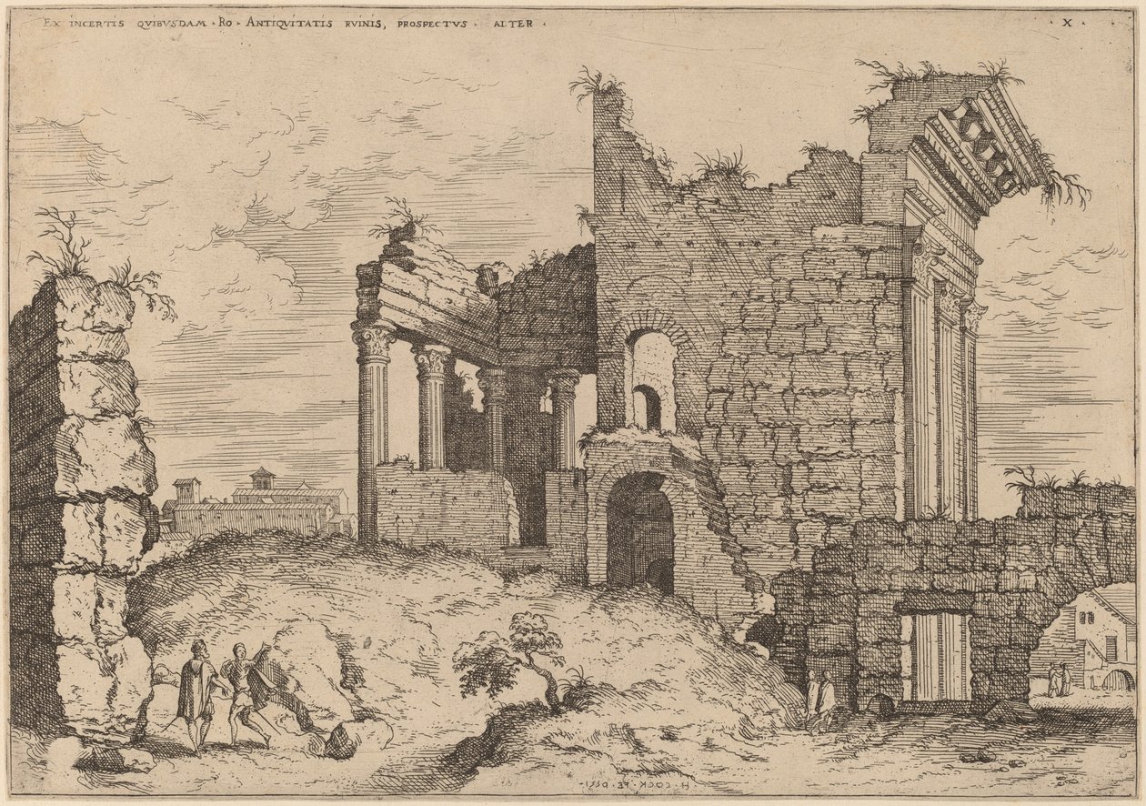 Deuxième vue du Forum de Nerva - Hieronymus Cock