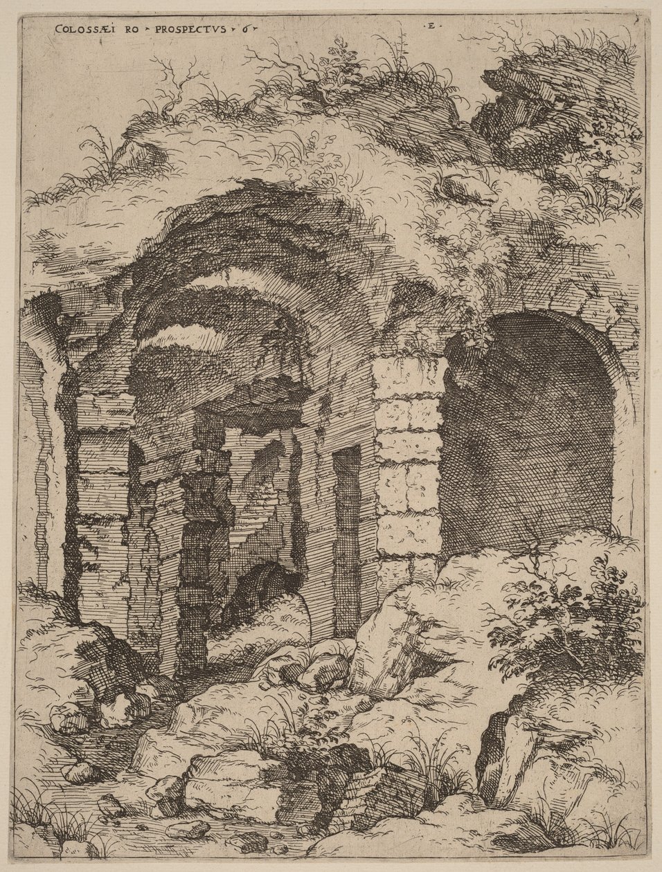 Sixième vue du Colisée - Hieronymus Cock