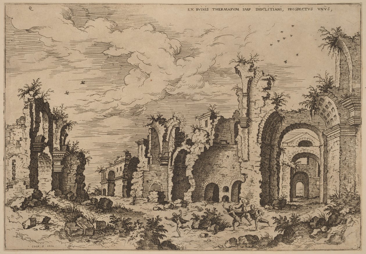 Les thermes de Dioclétien - Hieronymus Cock