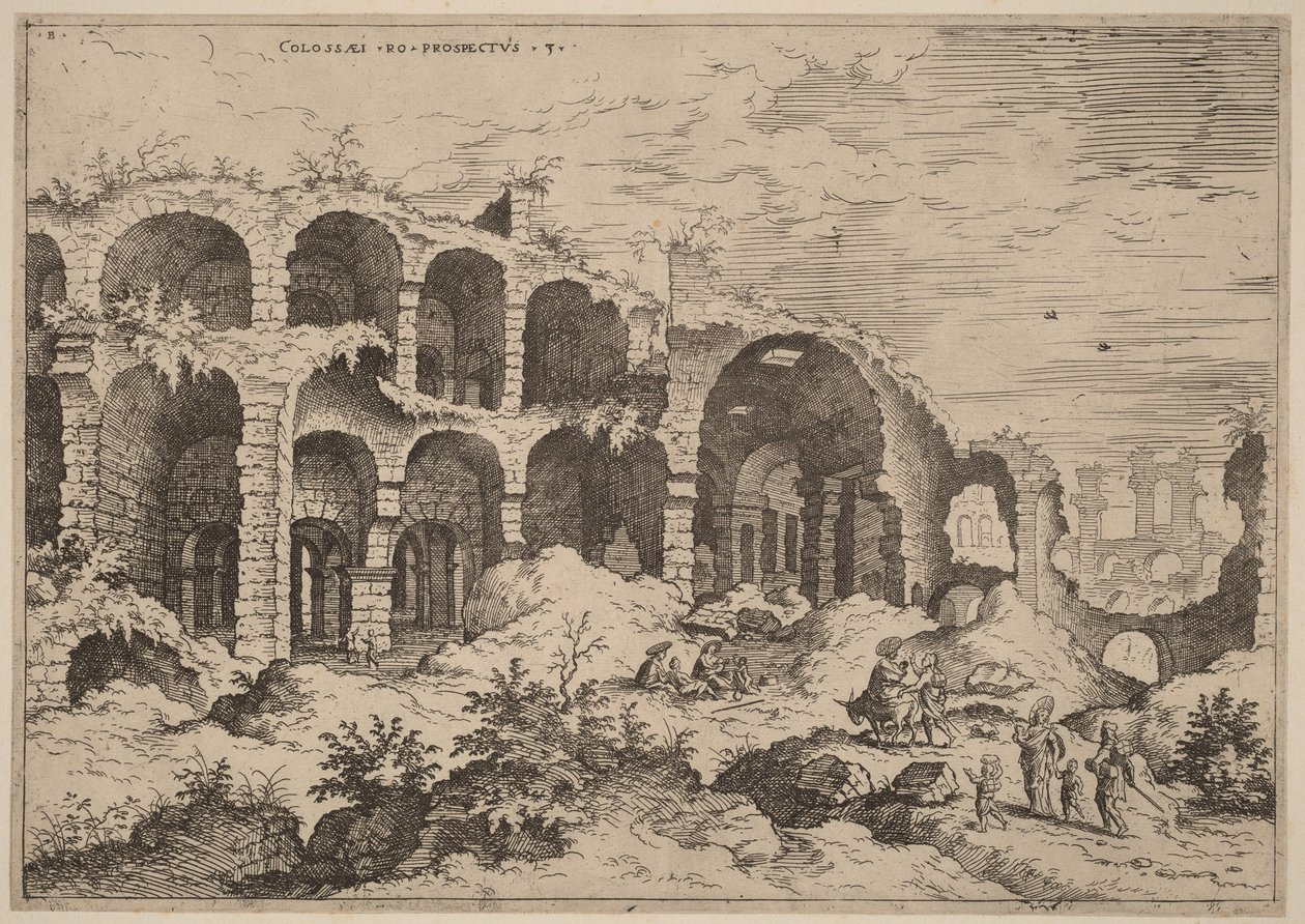 Troisième vue du Colisée - Hieronymus Cock