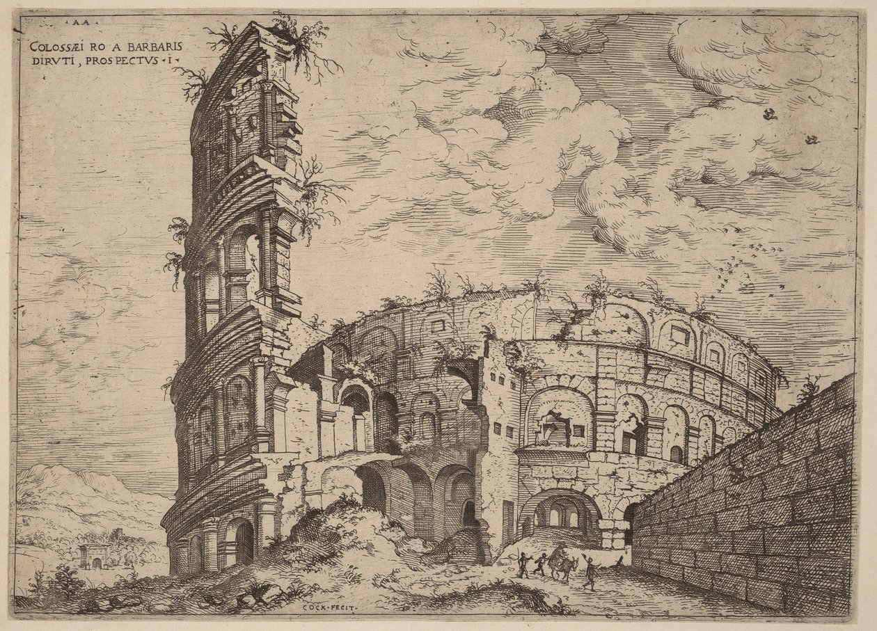 Vue sur le Colisée - Hieronymus Cock
