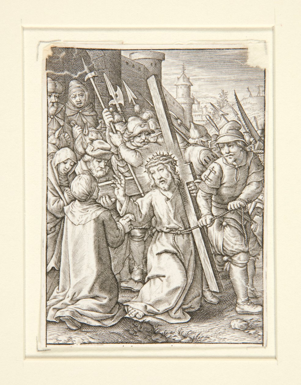 Christ portant la croix - Hieronymus Wierix