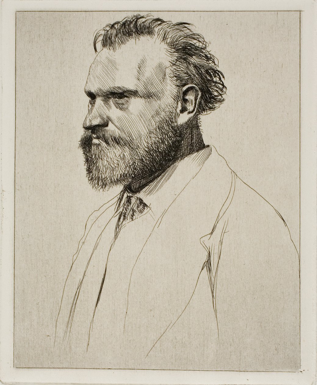Edouard Manet, Portrait en buste - Hilaire Germain Edgar Degas