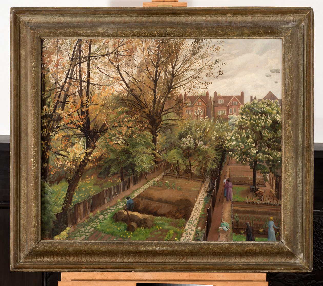Jardin de guerre, Finchley Road, Hampstead - Hilda Carline