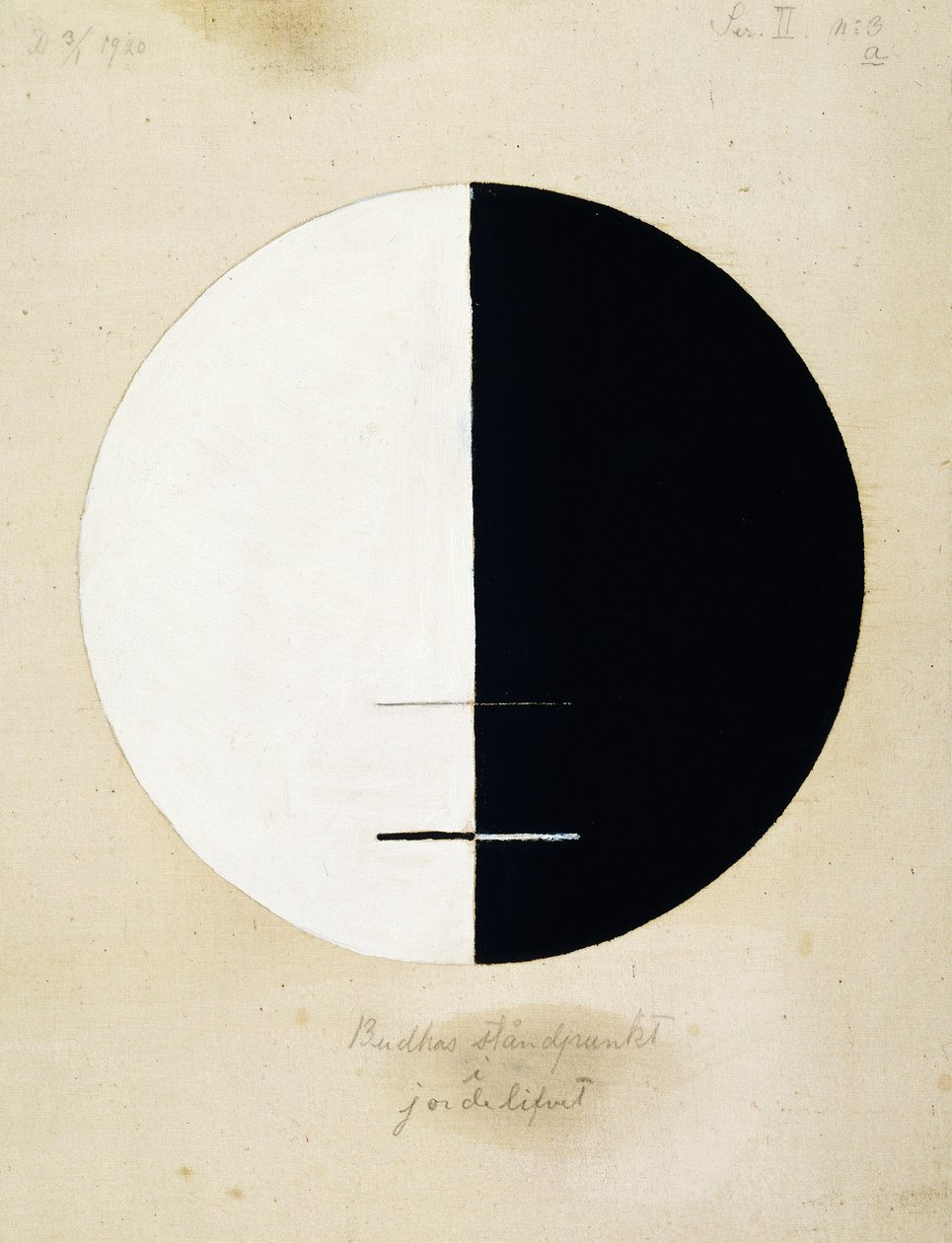 Le point de vue de Bouddha dans la vie terrestre, n° 3a - Hilma af Klint