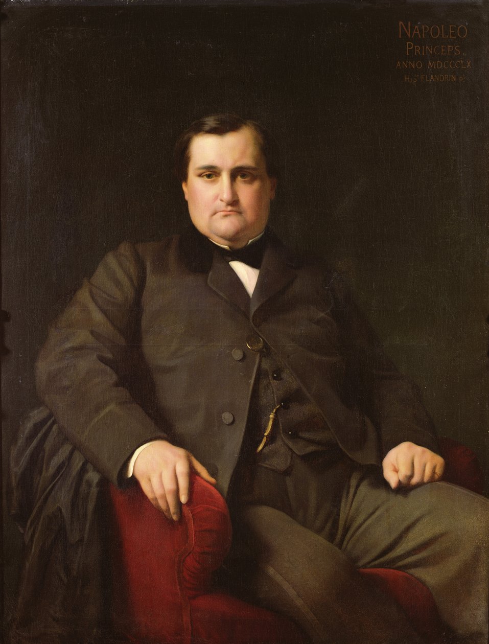 Portrait de Joseph Charles Bonaparte, Prince Napoléon (1822-1891), 1863 - Hippolyte Flandrin